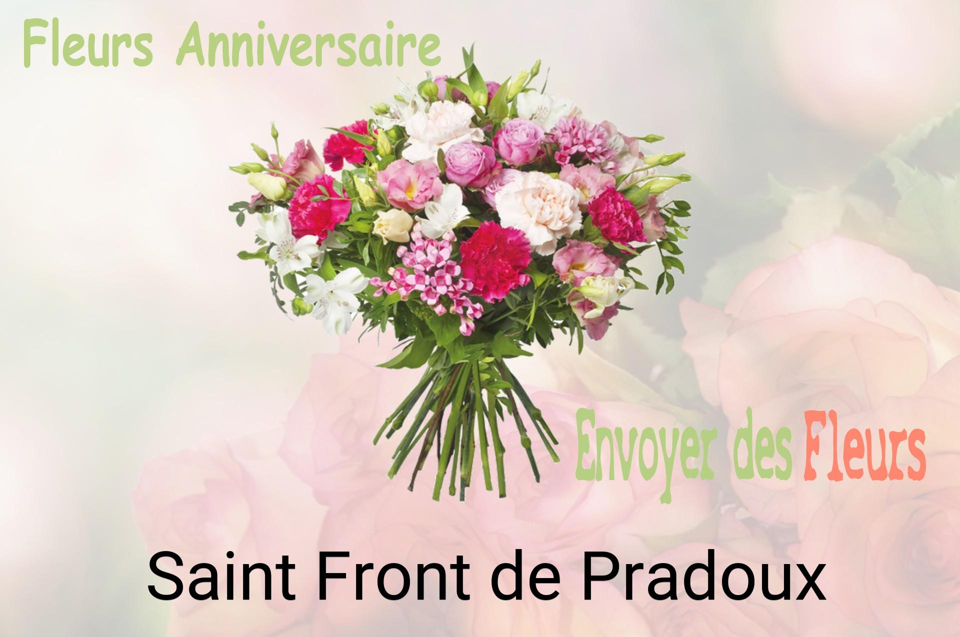 Bouquet de fleurs d’anniversaire livré à Saint-Front-de-Pradoux